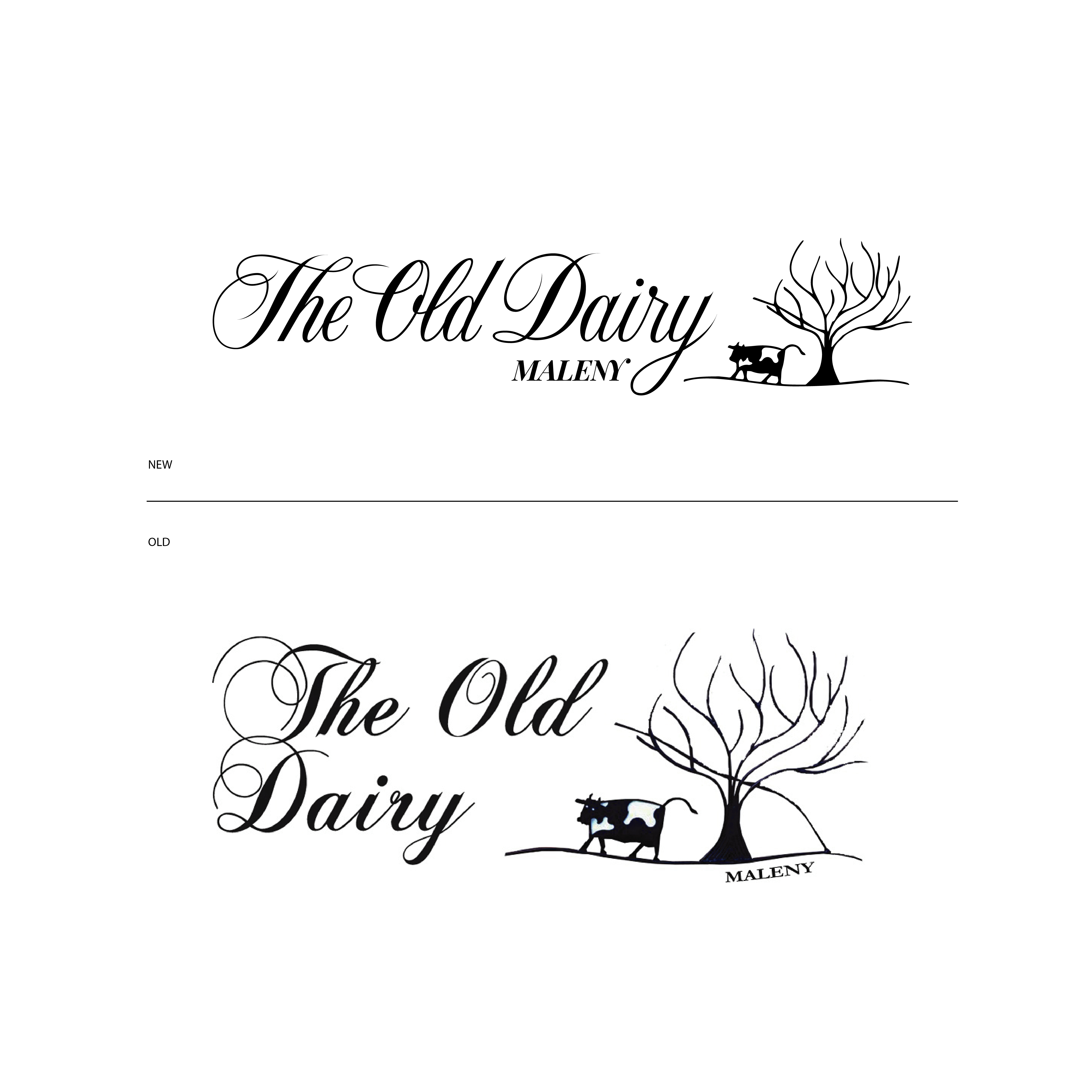 The Old Dairy Maleny logotype